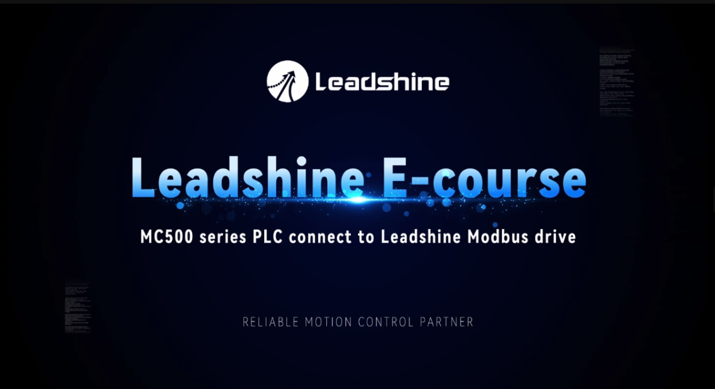 How to Connect Leadshine MC500 PLC to Modbus Servo Drive